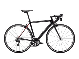 Cannondale SuperSix EVO Carbon 105 50 cm | Black Pearl w/ Graphite and Acid Strawberry - Gloss