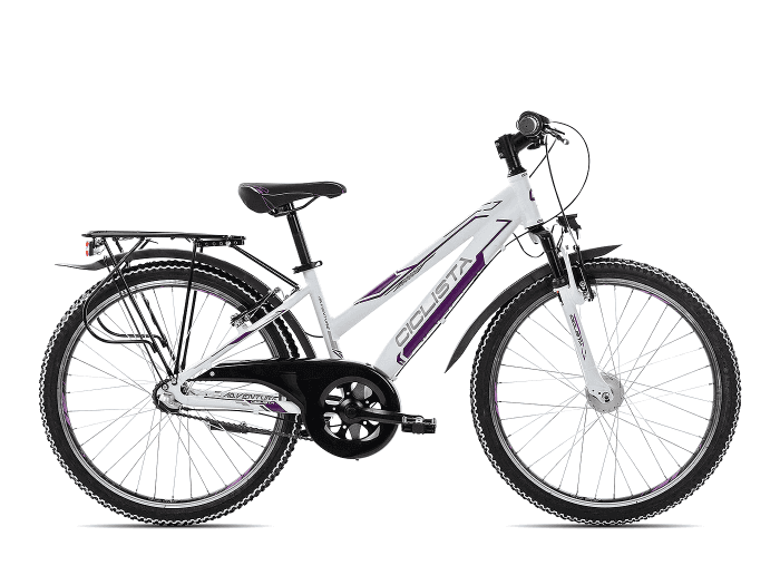 Ciclista Adventure 3 24″ Trapez | white violet grey