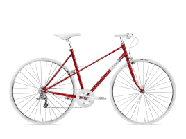 Creme Cycles Echo Uno Mixte 8-speed 55 cm | red