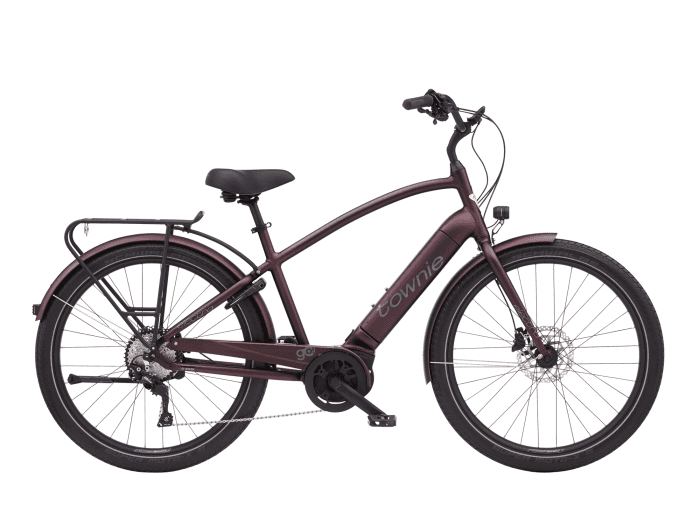 Electra Townie Path Go! 10D EQ Step-Over Matte Oxblood