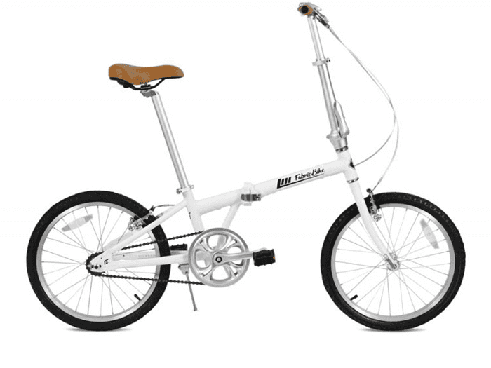 FabricBike Folding Matte White | 1-Gang