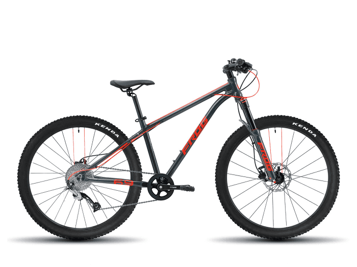 Frog MTB 69 Metallic Grey Neon Red