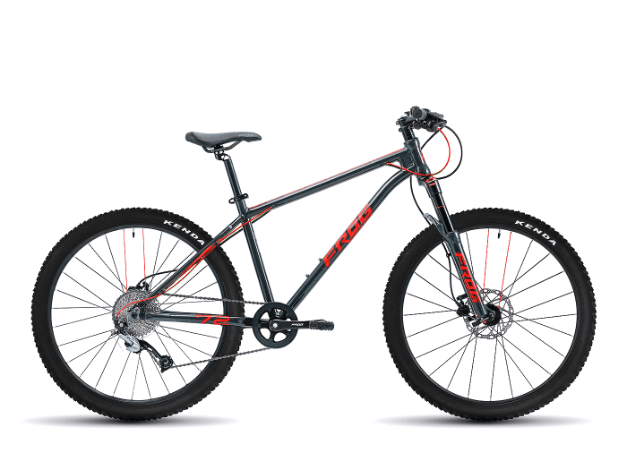 Frog MTB 72 Metallic Grey Neon Red