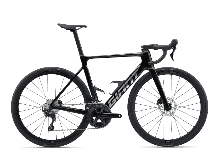 Giant Propel Advanced 2 M | Gloss Carbon Smoke / Blue Chrome