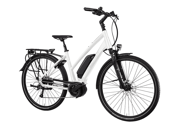 Gudereit ET-3 EVO Damen Sport | 50 cm | weiß glanz | 500 Wh