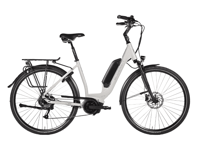 Gudereit ET-3 EVO Tiefeinsteiger | 55 cm | weiß glanz | 500 Wh