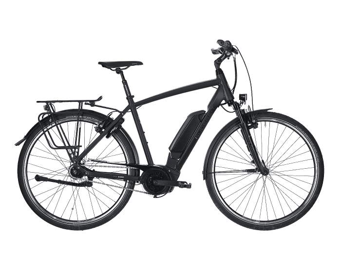 Gudereit EC-3 Diamant | 63 cm | schwarz matt | 400 Wh | Unterrohr | Freilauf