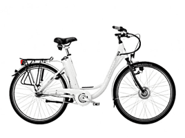 HAWK E-Bike City Deep-Z White mit Zusatzakku 53 cm