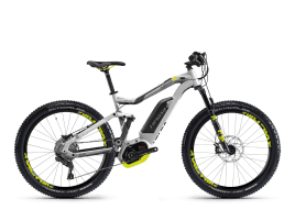 Haibike XDURO FullSeven 6.0 L | silber/anthrazit/lime matt