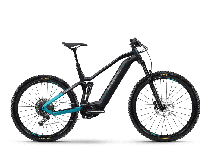 Haibike AllMtn 2 XL | blue / cyan / caramel - glossy