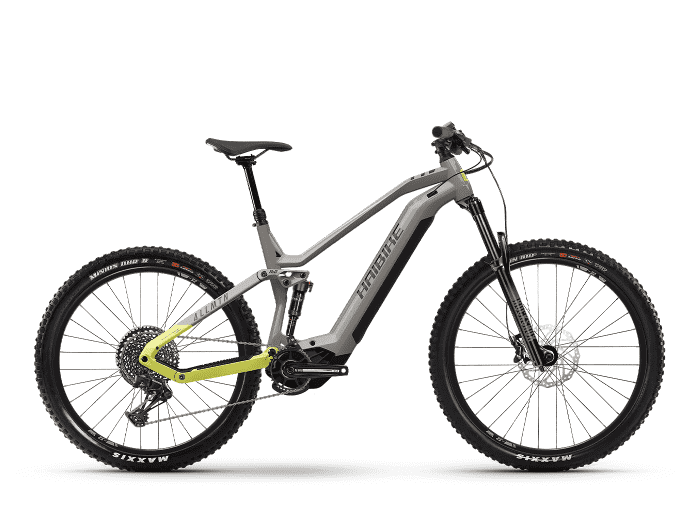 Haibike AllMtn 2 XL | gray / lemon / black - glossy