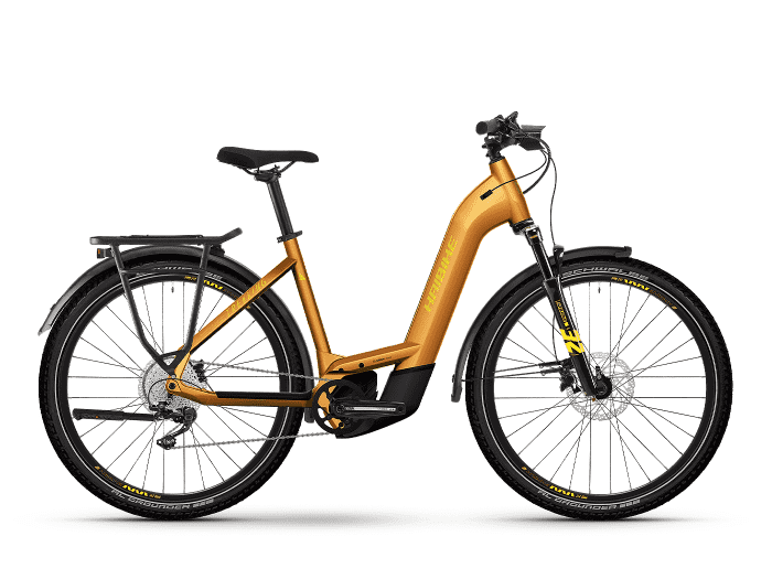 Haibike Trekking 8 Low | L | metal lava / yellow - glossy