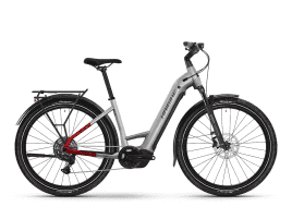 Haibike Trekking 7 Low | M | soft grey/red/blue - glossy