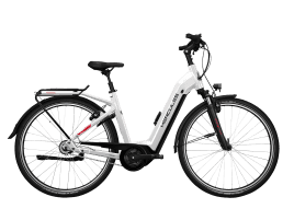 Hercules Robert/a Deluxe I-R8 Einrohr | 49 cm | white shiny | 500 Wh