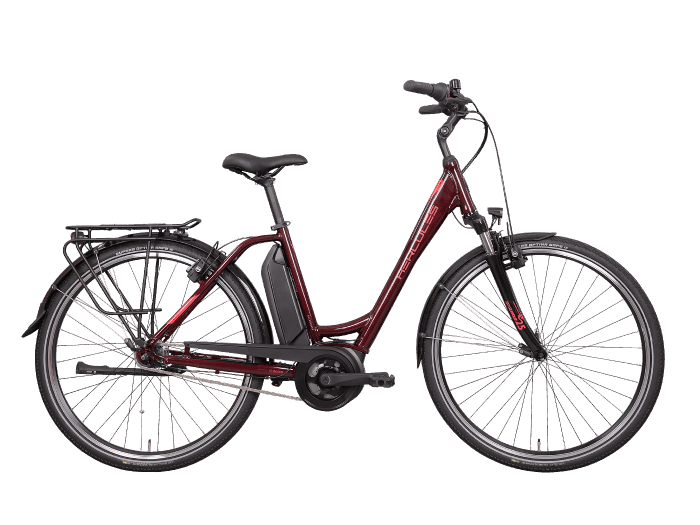 Hercules Lyon R7 54 cm | dunkelrot-glänzend | 400 Wh