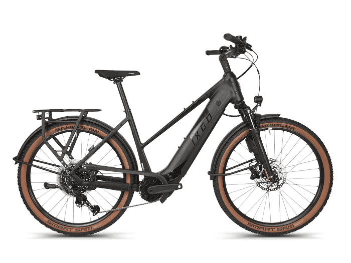 IXGO MT-E Five + 800 Trapez | 48 cm | cinder black