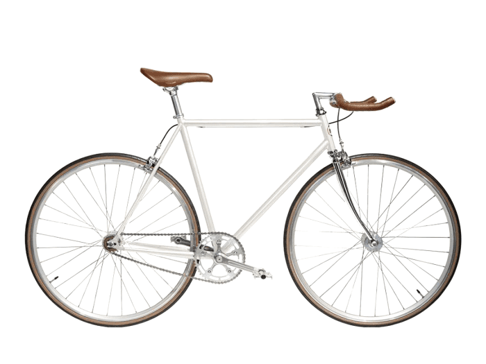 Jitensha Tokyo 50 cm | White/Alu/Camel