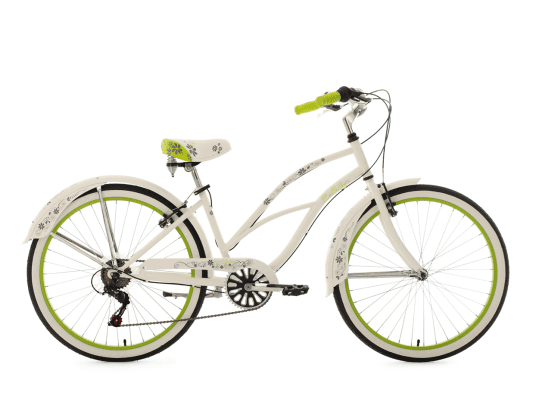 KS Cycling Bellefleur Cruiser Fahrrad 2017 Weißgrün