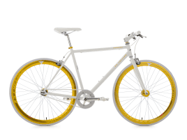 KS Cycling Pegado 28″ 59 cm | Weiß-gold