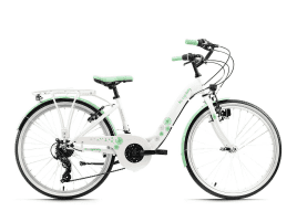 KS Cycling Dandelion 24″ weiß-grün