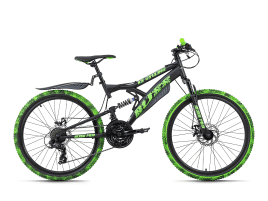 KS Cycling Bliss Pro 24″ schwarz-grün
