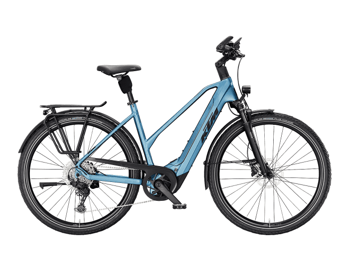 KTM Cento 10 Plus D | 46 cm | steel blue matt (black+orange)