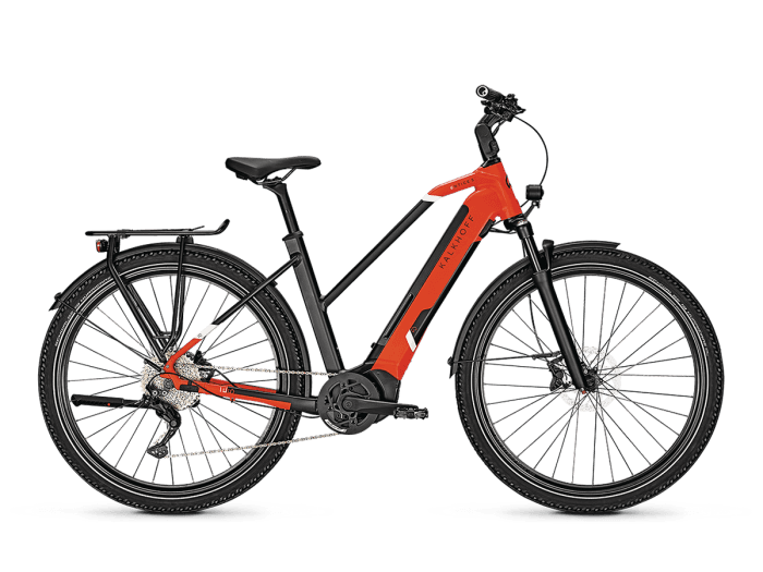 Kalkhoff ENTICE 5.B MOVE+ Trapez | 48 cm | magicblack/redorange matt