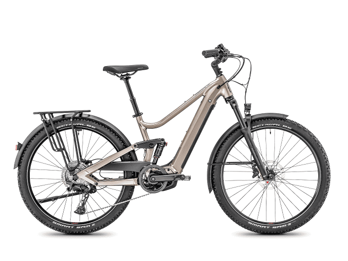 Moustache Xroad FS 4 M | Titanium glänzend | 625 Wh