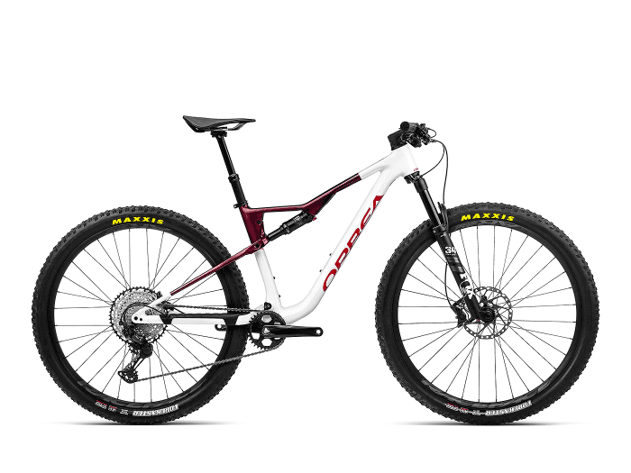 Orbea OIZ H10 M | White Chic- Shadow Coral (Gloss)