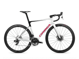 Orbea Orca M11eLTD PWR 49 cm | White Chic - Black (Gloss)