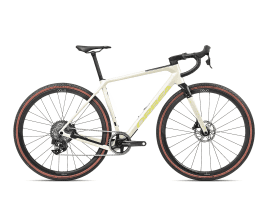 Orbea Terra M21eTEAM 1X XS | Ivory White - Spicy Lime (Gloss)