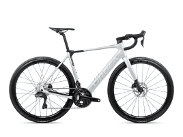 Orbea Gain M20i M | Halo Silver (Matt) - Blue Carbon View (Gloss)