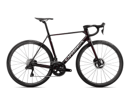 Orbea Orca M10iLTD PWR 57 cm | Wine Red - Titanium (Gloss)