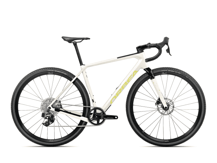 Orbea Terra M31eTEAM 1X L | Ivory White - Spicy Lime (Gloss)