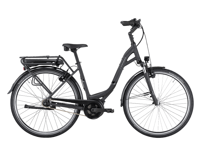 PEGASUS Solero E8R Wave | 55 cm | black matt | 400 Wh