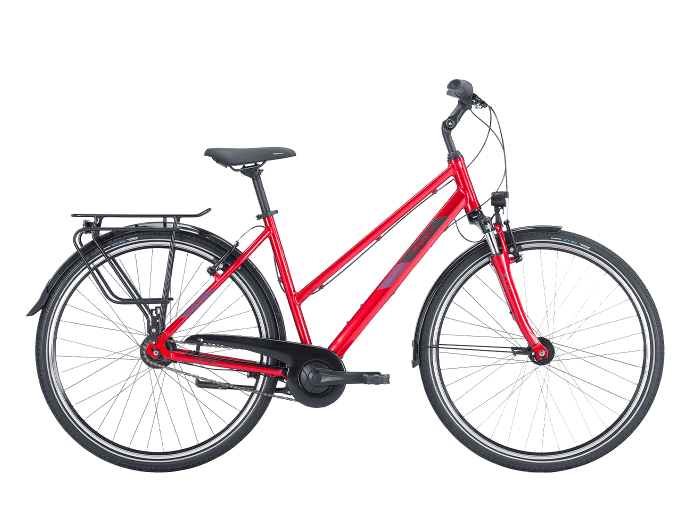 PEGASUS Solero SL 8 Trapez | 45 cm | chrome crimson red