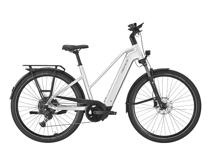 PEGASUS Premio EVO 10 Lite Trapez | 55 cm | arctic silver | 600 Wh