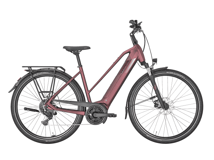 PEGASUS Solero EVO 9 Trapez | 50 cm | ruby red metallic matte | 500 Wh