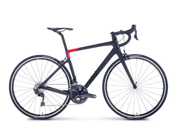 ROSE REVEAL FOUR Ultegra 53 cm | Matt Carbon/Shiny Red