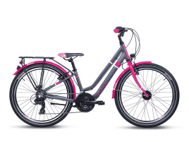 S'COOL chiX Twin alloy 24 21-S anthracite / berry