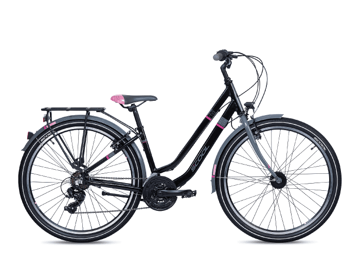 S'COOL chiX Twin alloy 26 21-S black / pink