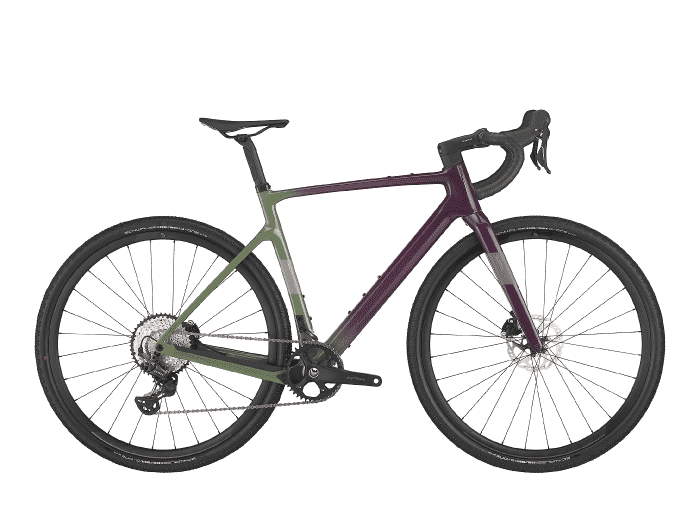 SCOTT Addict Gravel 40 S | olivine green/blackberry purple