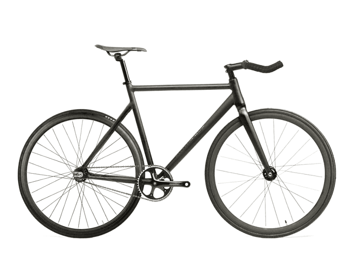 Santafixie Raval 58 cm | Matte Black | Freilauf | Aluminium, 30 mm Profil, Santafixie