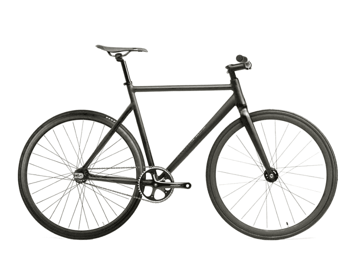 Santafixie Raval 52 cm | Matte Black | Rücktrittbremse | Aluminium, 30 mm Profil, Santafixie