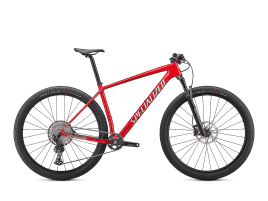 Specialized Epic Hardtail Comp S | Gloss Flo Red W/ Red Ghost Pearl/Metallic White Silver