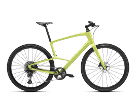 Specialized Sirrus X 5.0 S | Satin Silver Dust / Team Yellow Tint / Ion Reflective