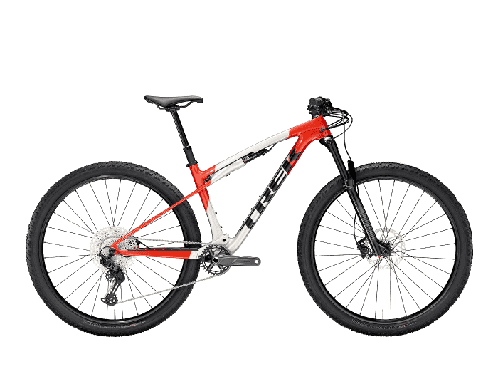 Trek Supercaliber SL 9.6 L | Lunar Silver/Lava Red