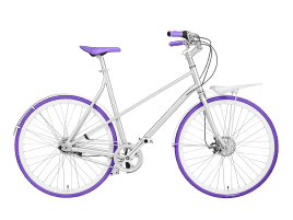 Vélosophy Comfort 54 cm | Silver / Purple