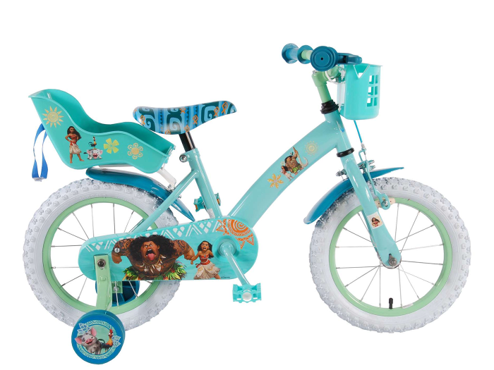 Volare Disney Vaiana Kinderfahrrad 14 Zoll - Kinderfahrrad ...