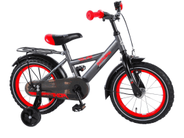 Volare Thombike 14 Zoll Ready To Ride Satin Anthrazit Rot